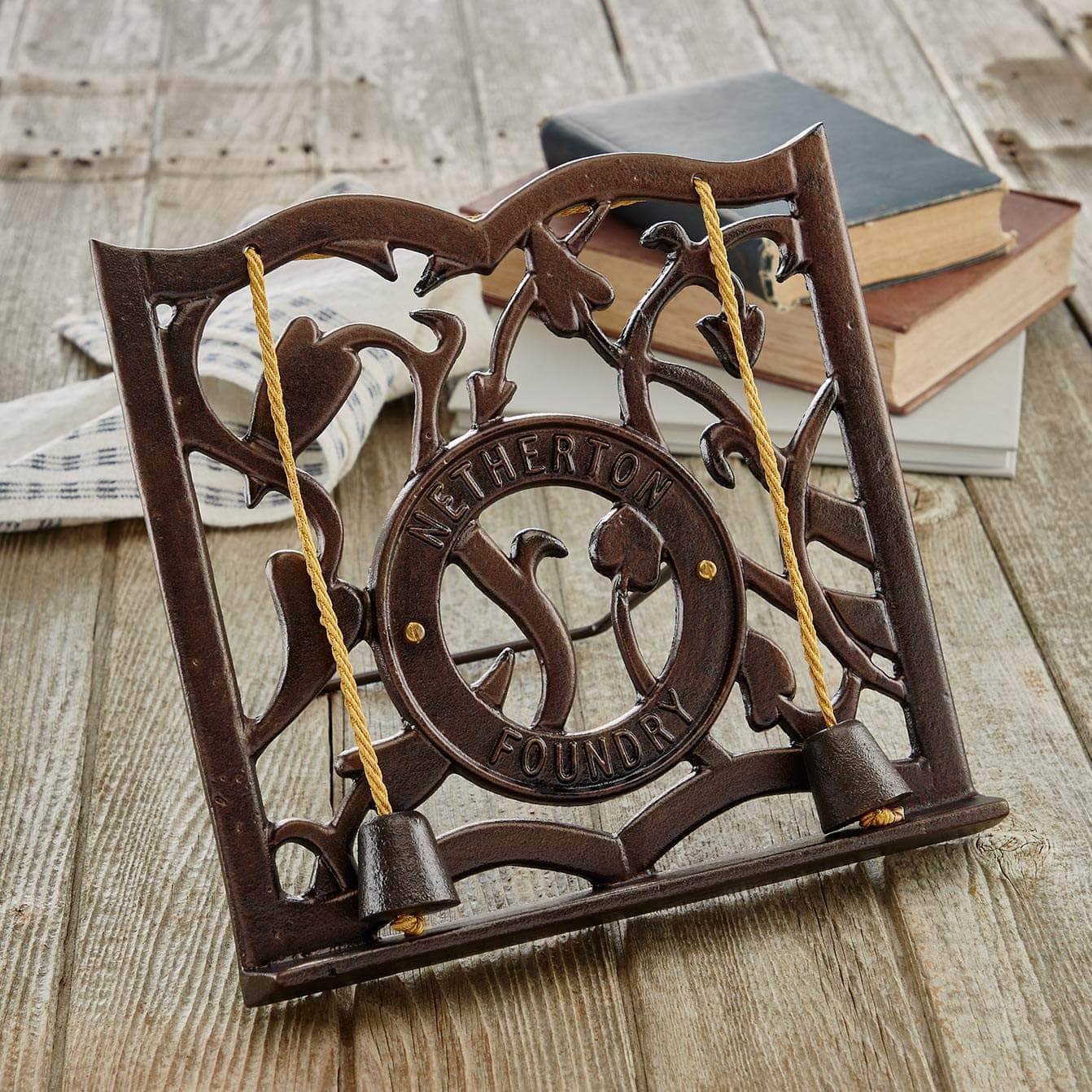 *Not Quite Perfect* Cast iron recipe book stand