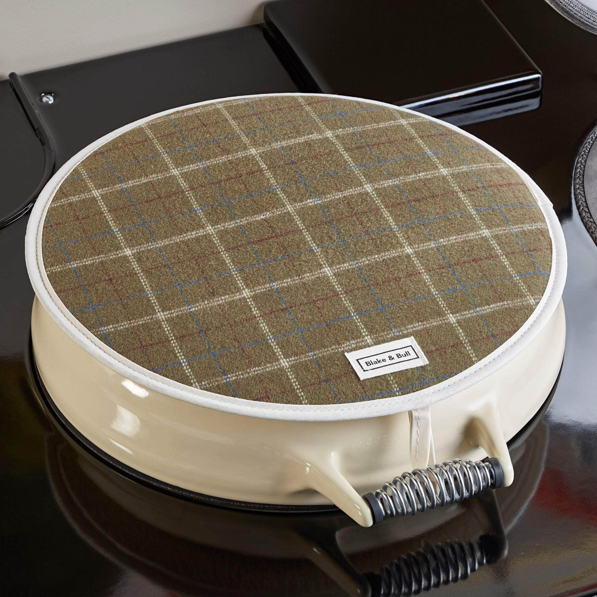 *NEW* Chefs pad with loop for use with Aga range cookers - &#39;Green Tartan&#39;