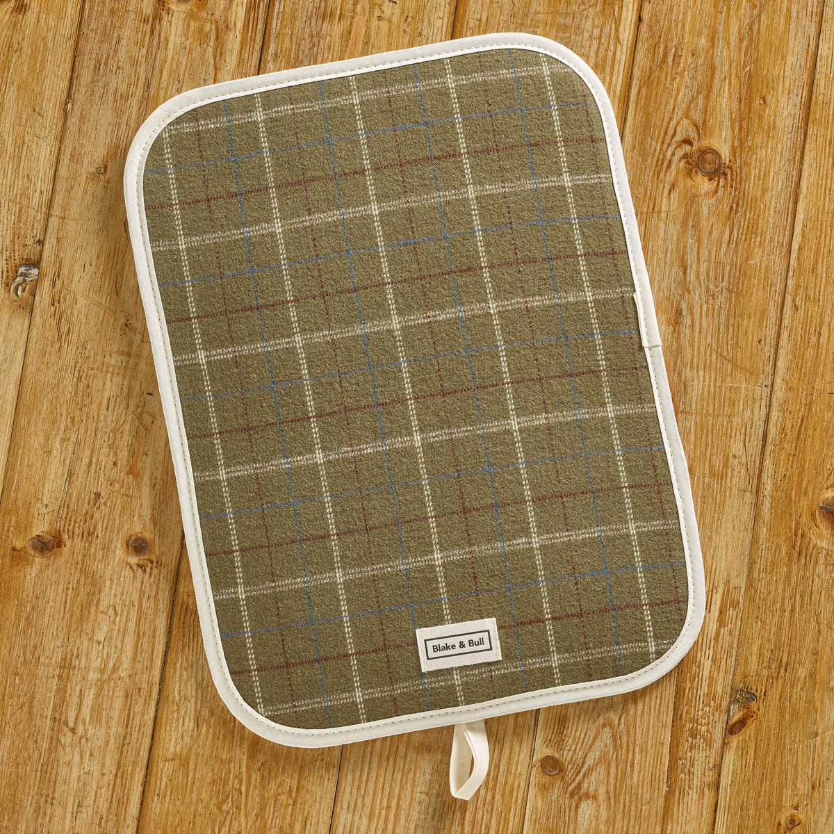 *NEW* Chefs pad with loop for use with Rayburn &#39;600&#39; series range cooker - &#39;Green Tartan&#39;