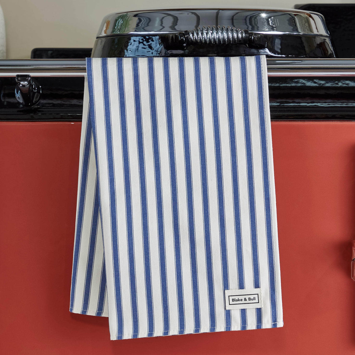 *NEW* Tea towel - &#39;Navy Ticking Stripe&#39;