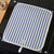 *NEW* Warming plate cover for use with Aga range cookers - 'Navy Ticking Stripe'