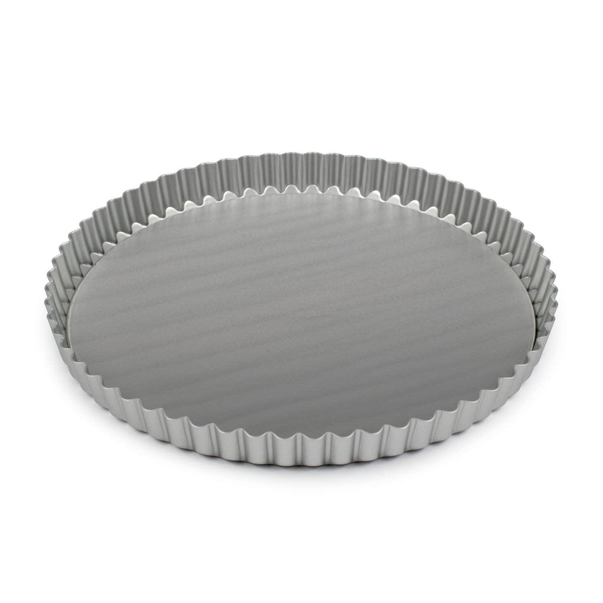 *New* Silver anodised fluted flan tin 10 inch