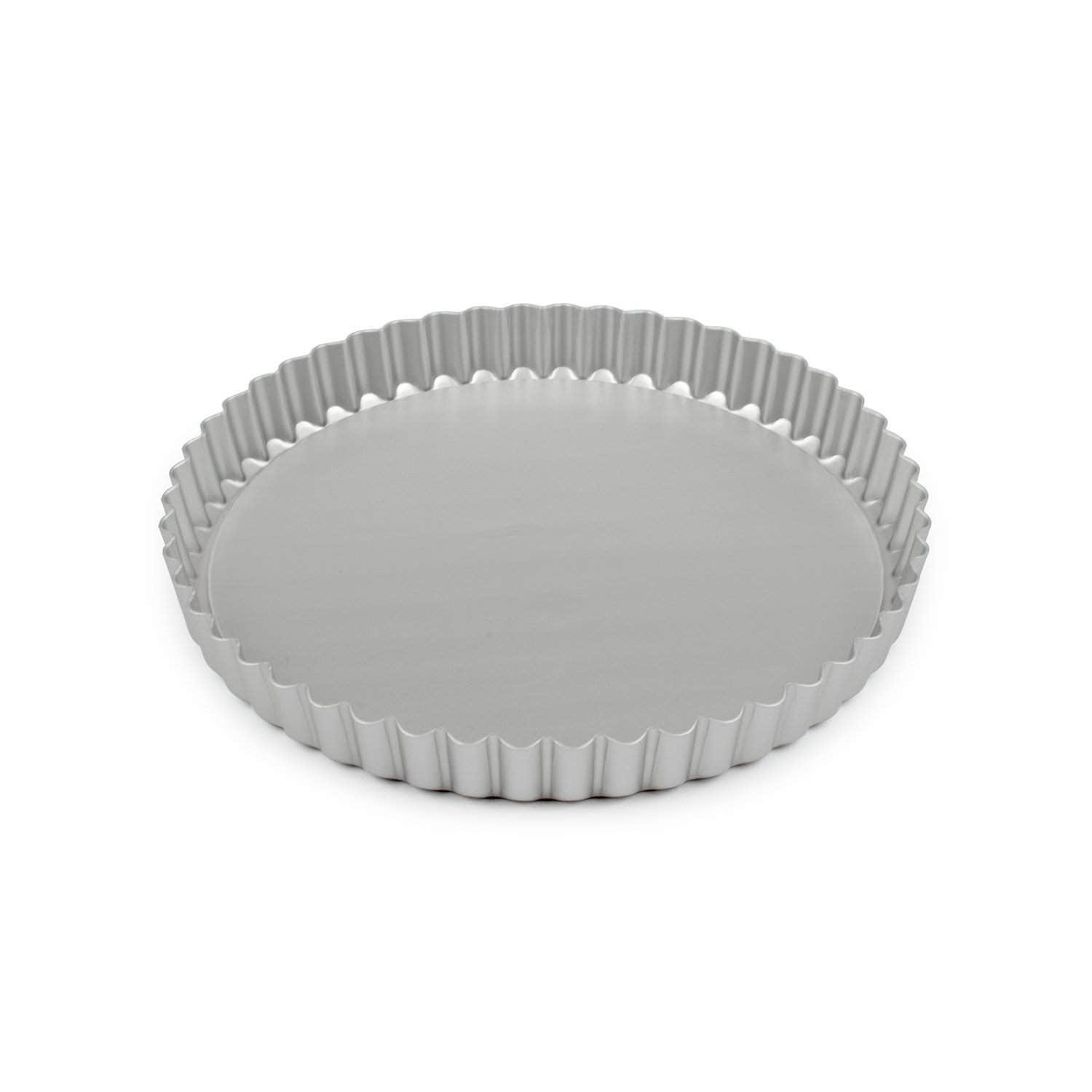 *New* Silver anodised fluted flan tin 8 inch