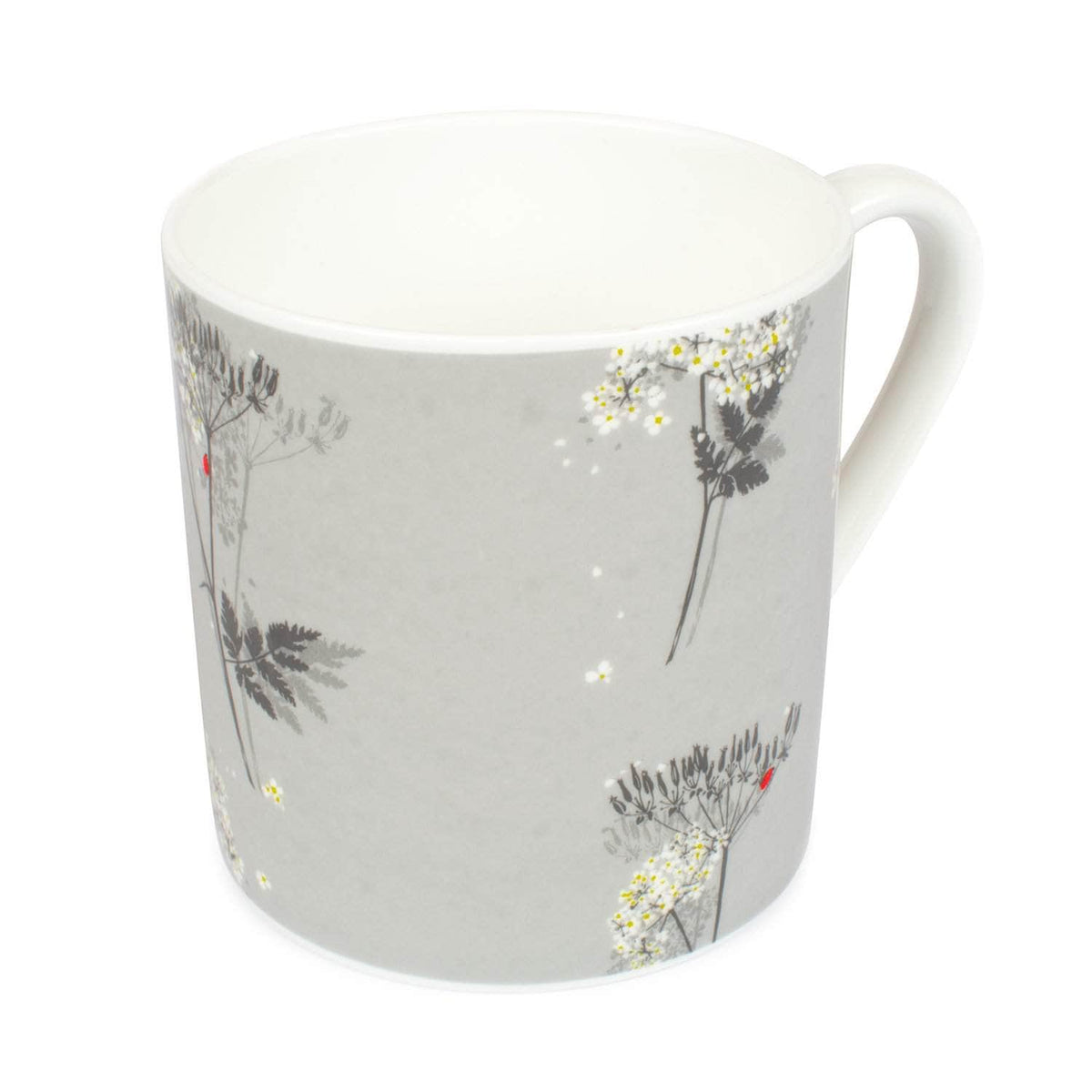 *New* Fine bone china Tea/Coffee mug - &#39;Cow Parsley&#39;