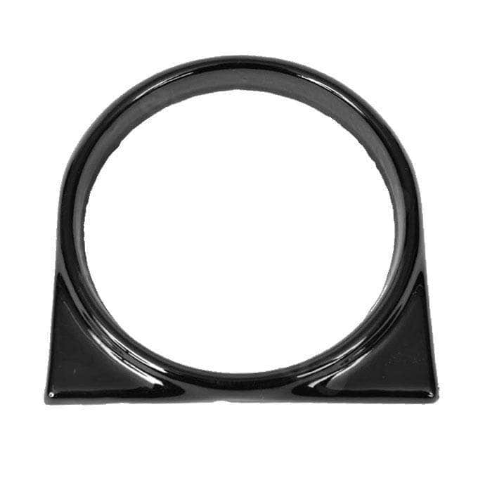 Flue shroud ring (black enamelled) for use with solid fuel or oil 'Deluxe' Aga range cookers