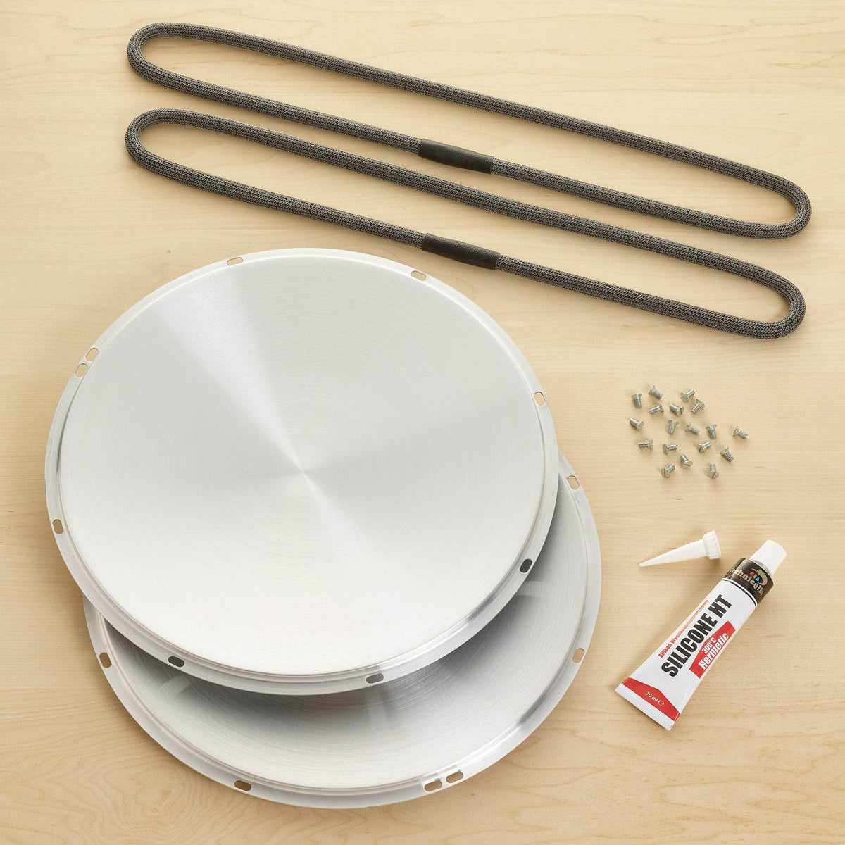Aluminium Lid liners replacement kit for use with Aga range cooker