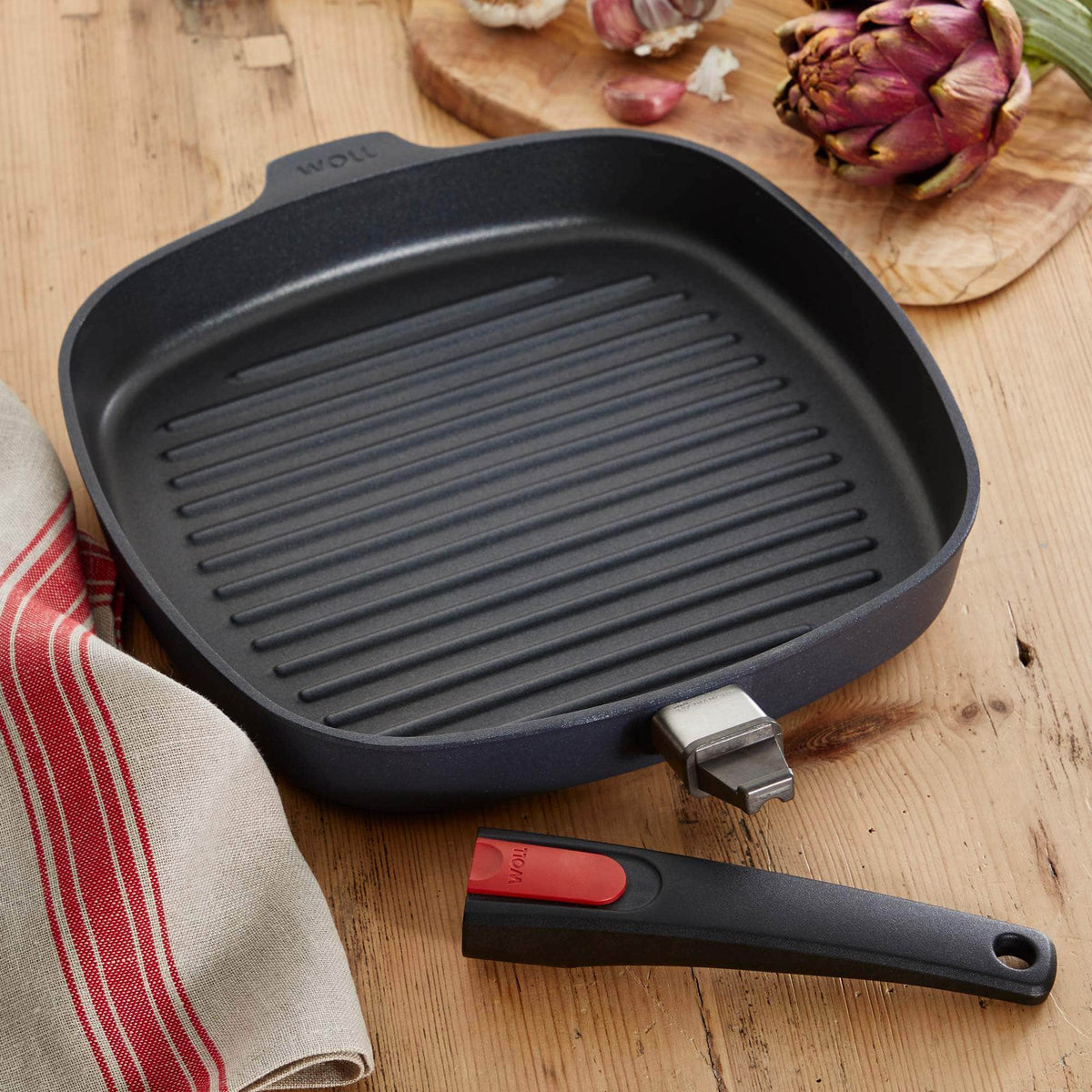 The best griddle pan for use with range cookers. Oven &amp; dishwasher safe!