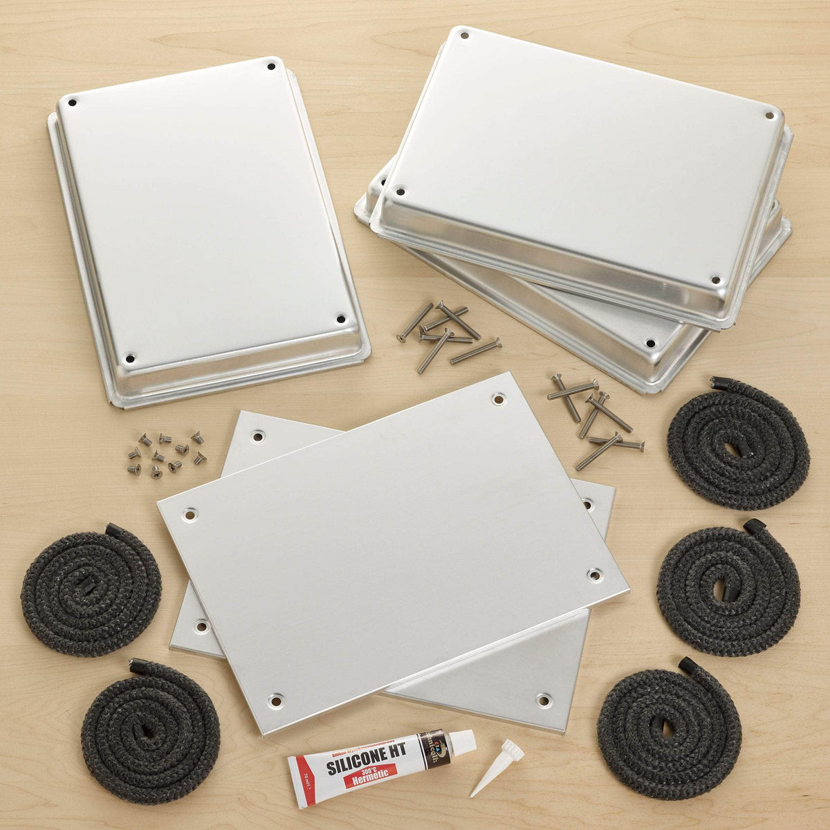 Door liners replacement kit for use with Aga range cookers