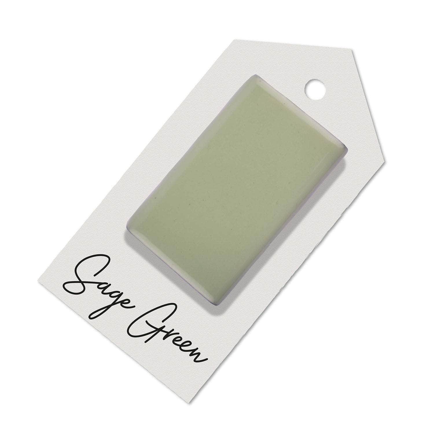 Sage green sample for Aga range cooker re-enamelling & reconditioned cookers