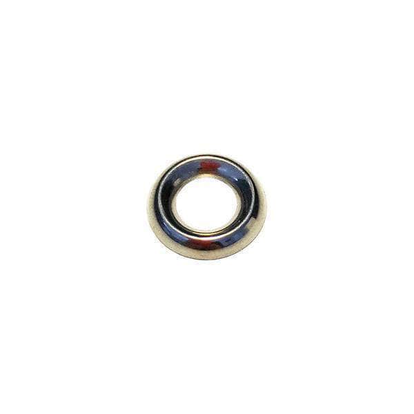 Chrome washers / end caps for spring lid handles (set of 6)