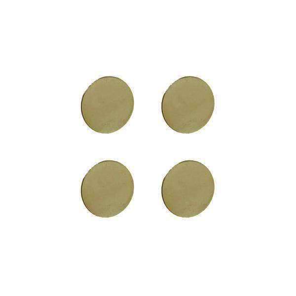 Gold hob caps/buttons for use with Aga range cookers (set of 4)