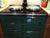 Before & after cleaning a green Aga range cooker