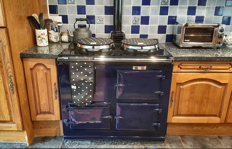 A real Aga range cooker from the Scottish highlands