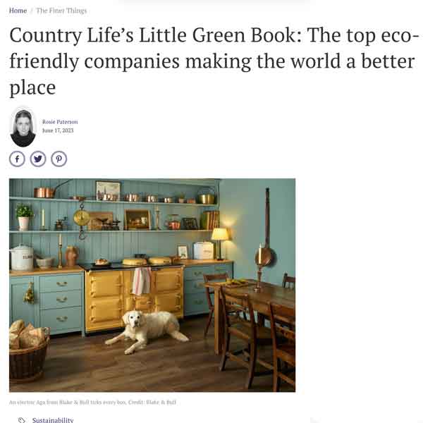 Country Life’s Little Green Book: The top eco-friendly companies making the world a better place