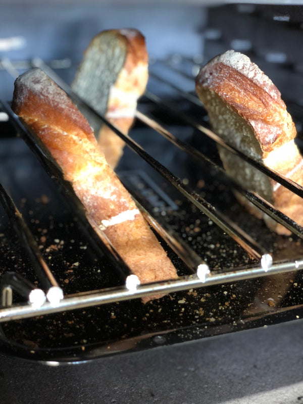 18 Slices Of Toast In An Aga Range Cooker