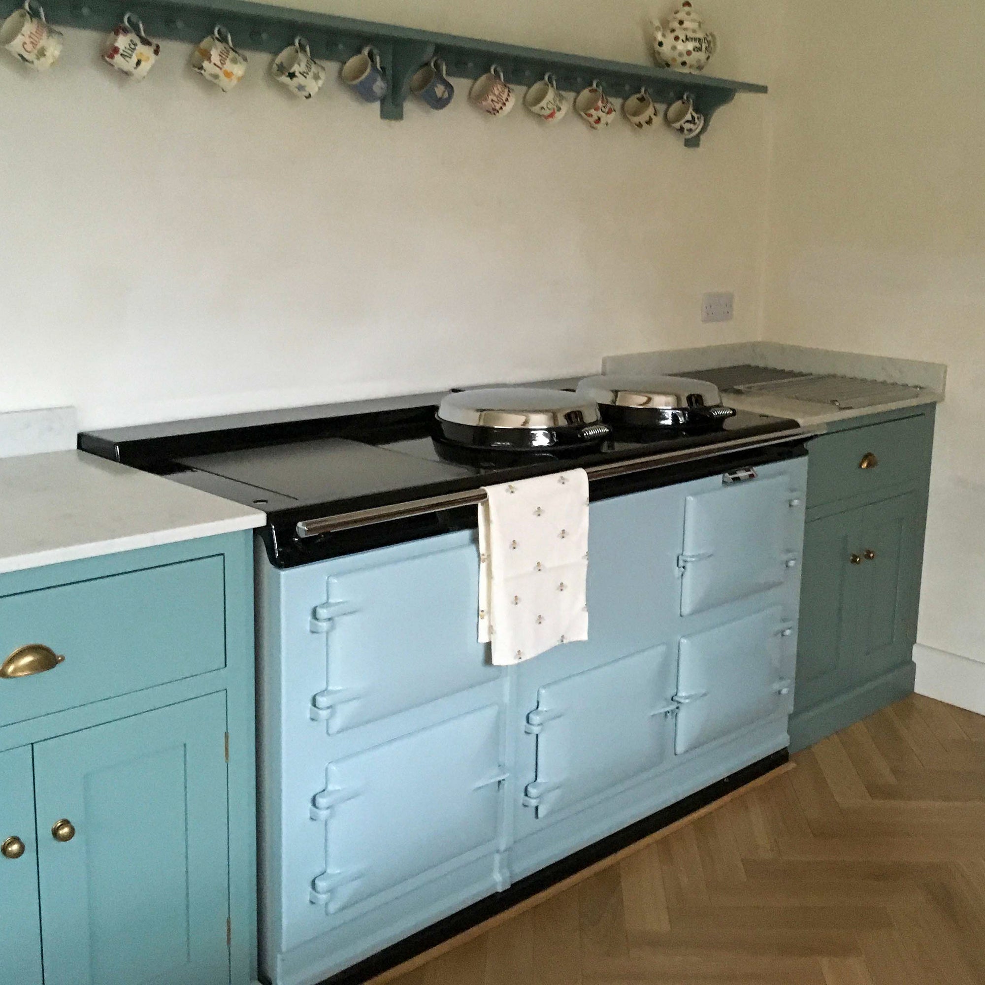 "Our Lovely Aga" - Re-enamelled, Moved & Converted