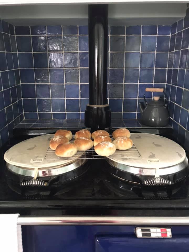 Jess Bakes Perfect Baps In Her Aga Range Cooker