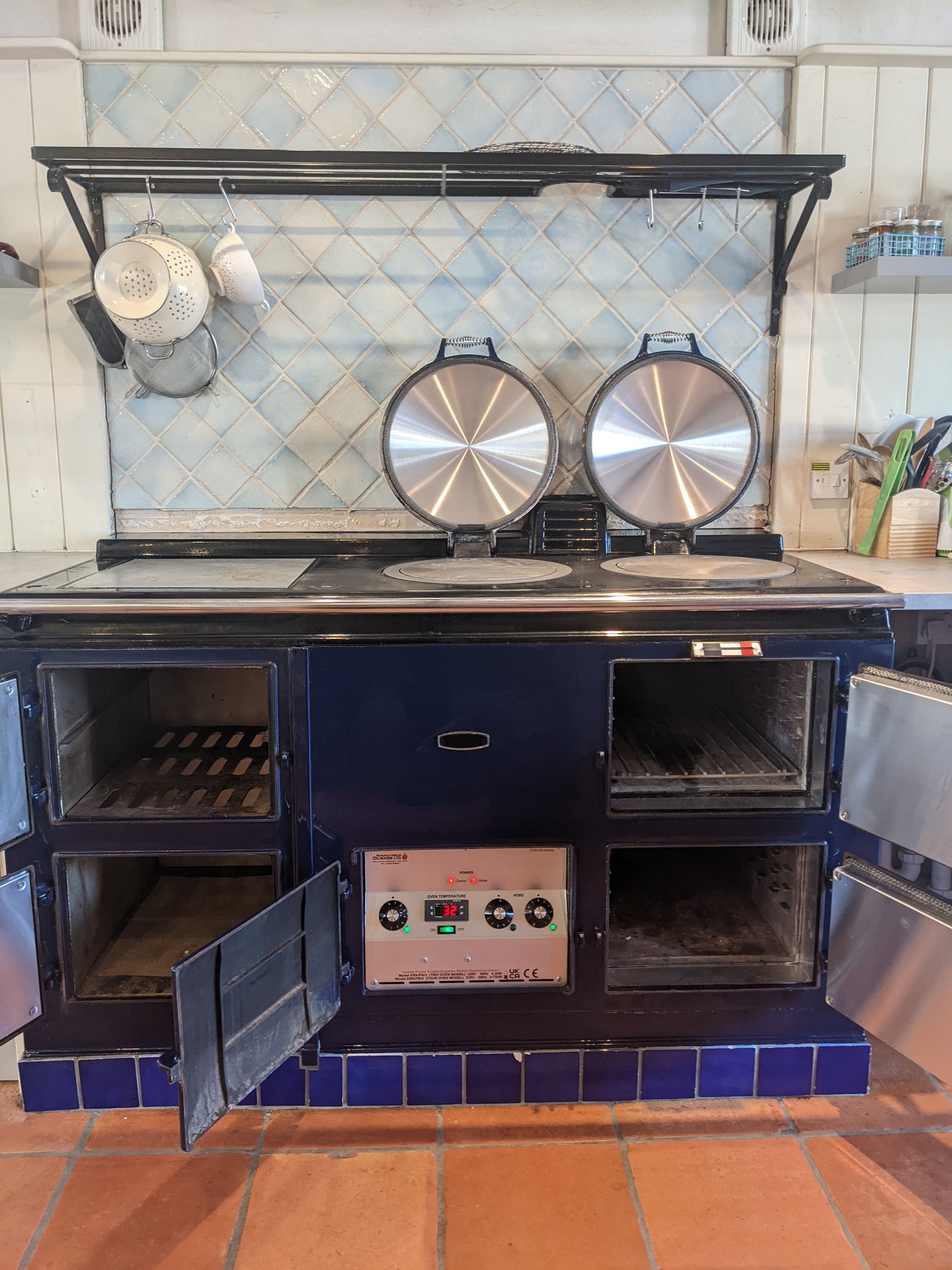 Classic 4 Oven Pre '74 Deluxe Aga Range Cooker Converted and Refurbished In Surrey