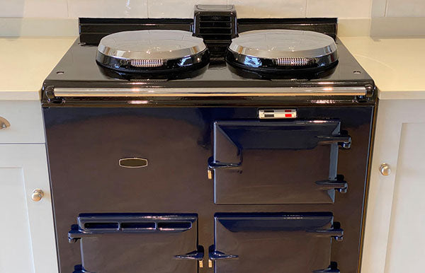 Aga Range Cooker Conversion and Re-Enamel to Oxford Blue in Wiltshire