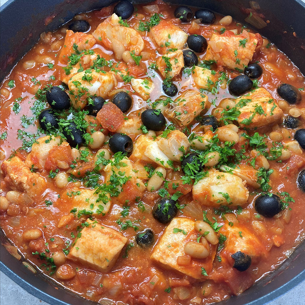 Fish and Cannellini Bean Stew