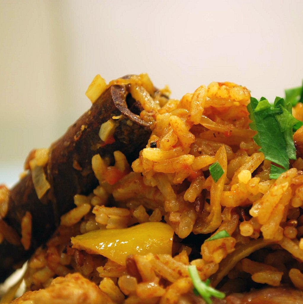 Spiced Chicken Pilaf - a mid week quick supper