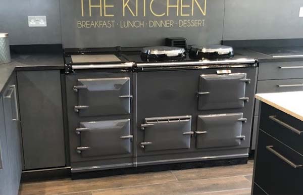 Aga Range Cooker Converted and Re-Enamelled to Grey in Glasgow