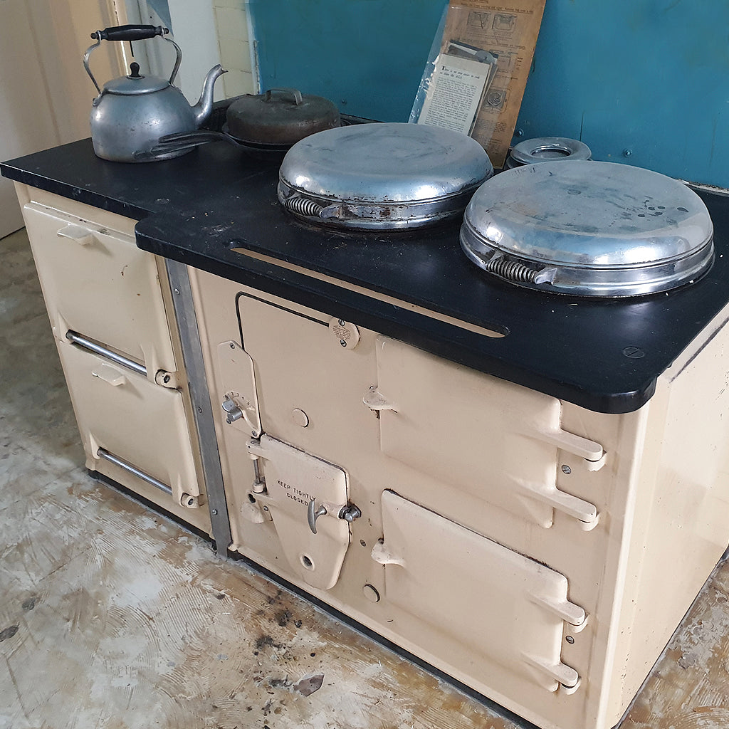 Documenting the rescue of a 1936 Aga range cooker by Blake & Bull