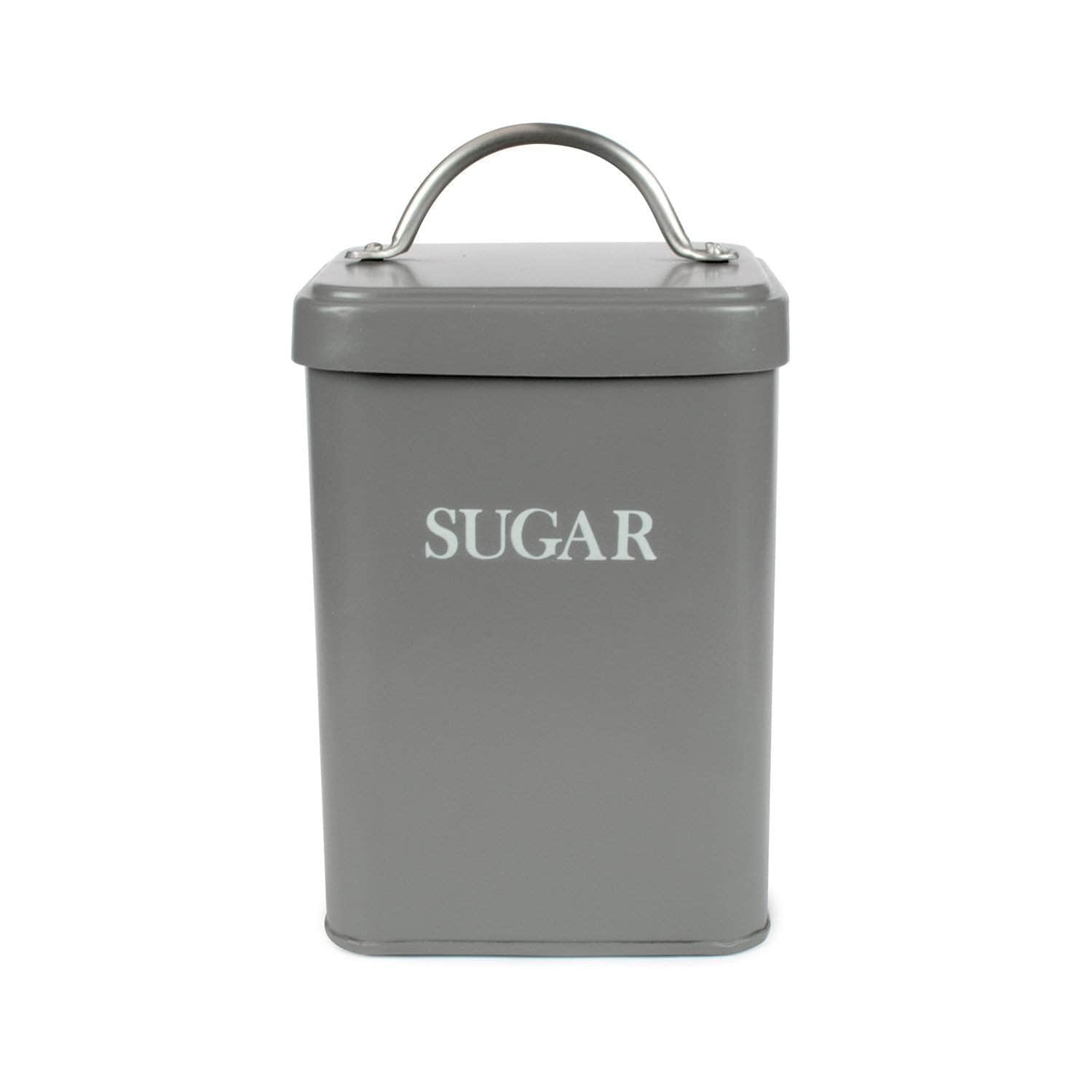 *Not Quite Perfect* Sugar canister in charcoal