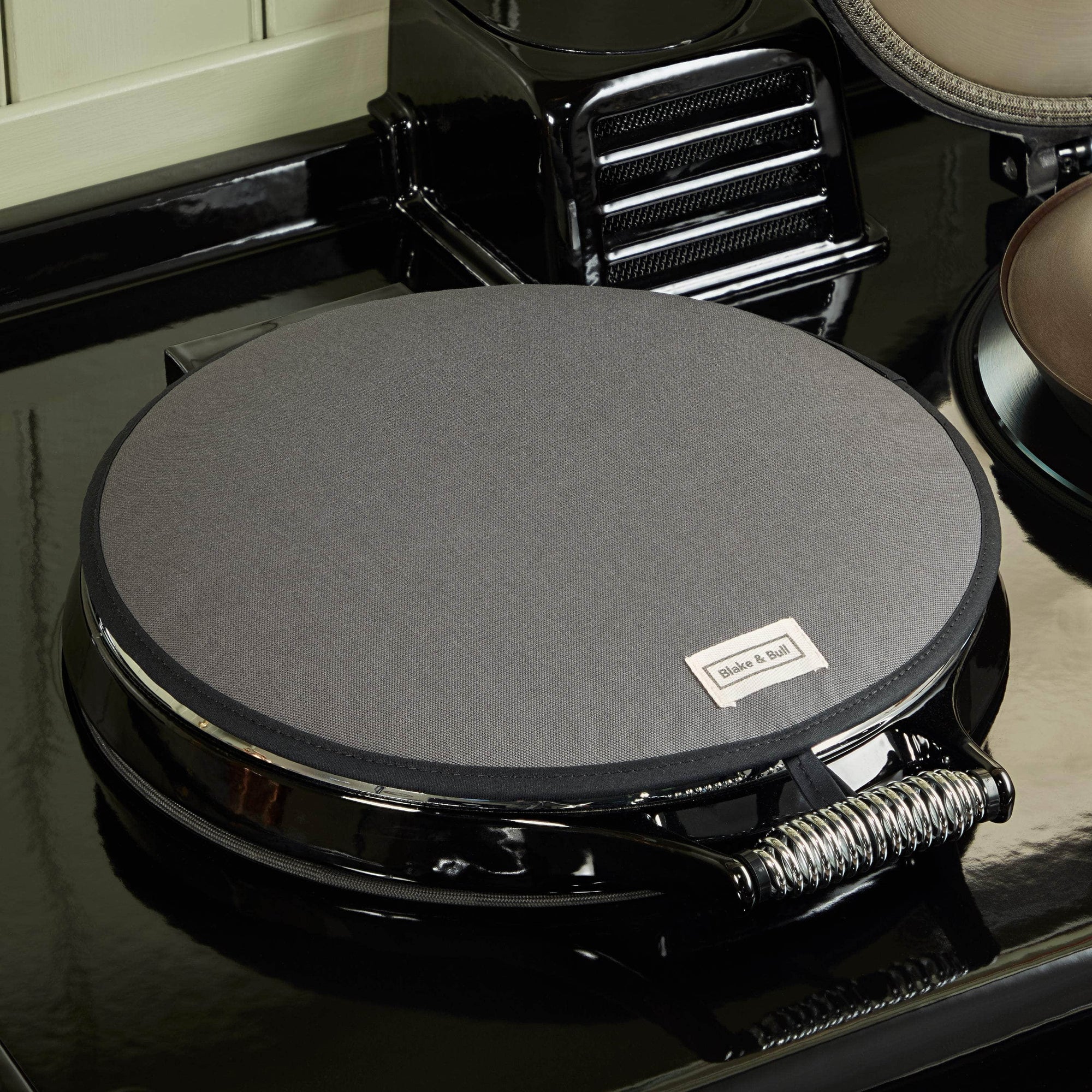 Chefs pad for Aga cookers with loop - 'Grey'