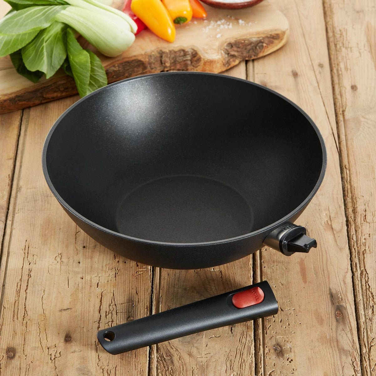 *NEW* 30cm Wok &amp; Stir Fry Pan with Lid | &#39;Eco Lite QXR&#39; by WOLL