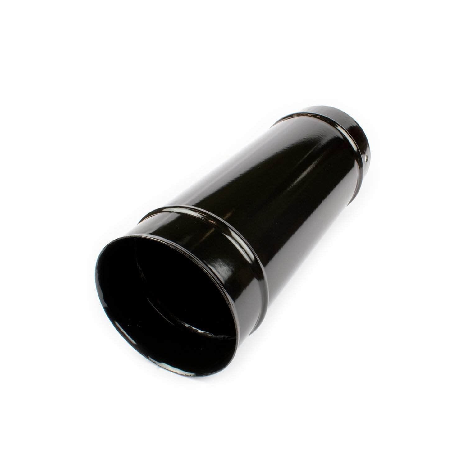 4 inch black vitreous enamel flue pipe 250 mm x 100 mm
