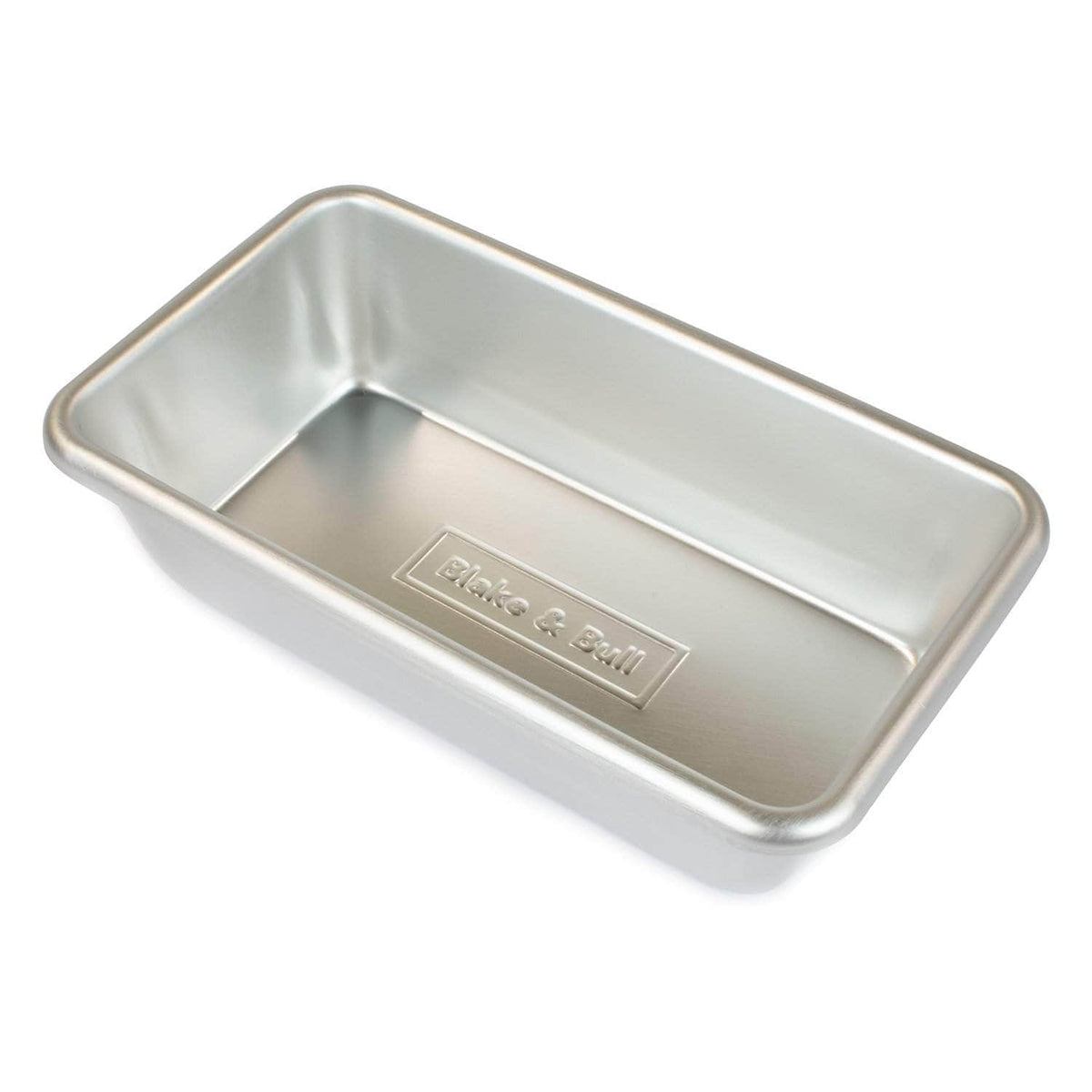 2lb silver anodised loaf tin with rounded corners
