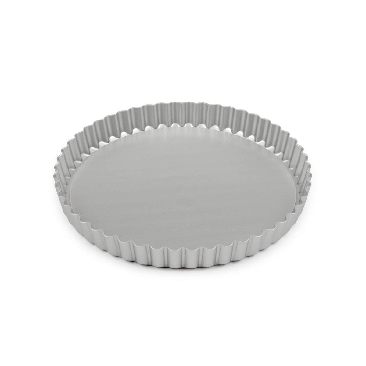 *New* Silver anodised fluted flan tin 8 inch