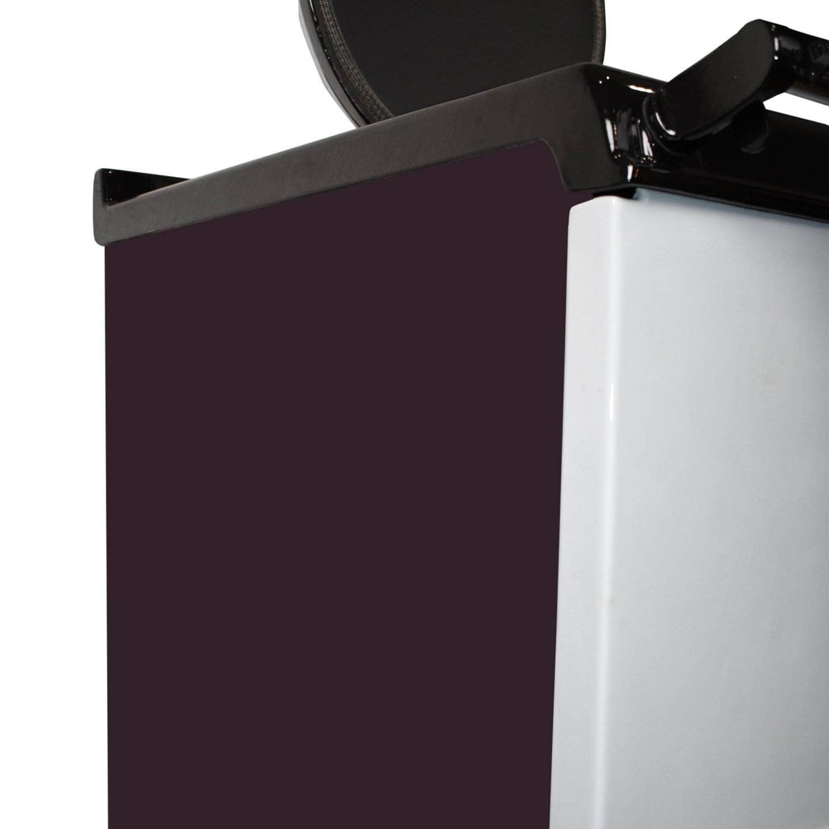 Side panels for use with &#39;Deluxe&#39; Aga range cookers Aubergine
