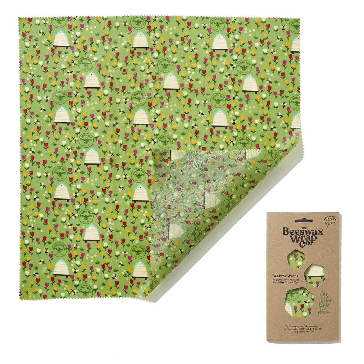 Beeswax wraps: Land Bread wrap - Meadow