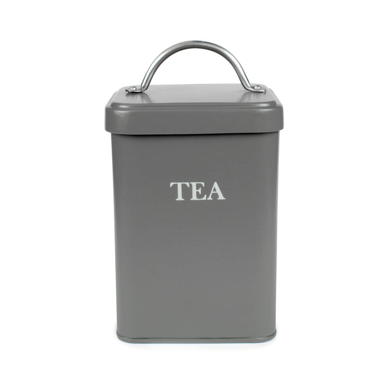 Tea canister in charcoal