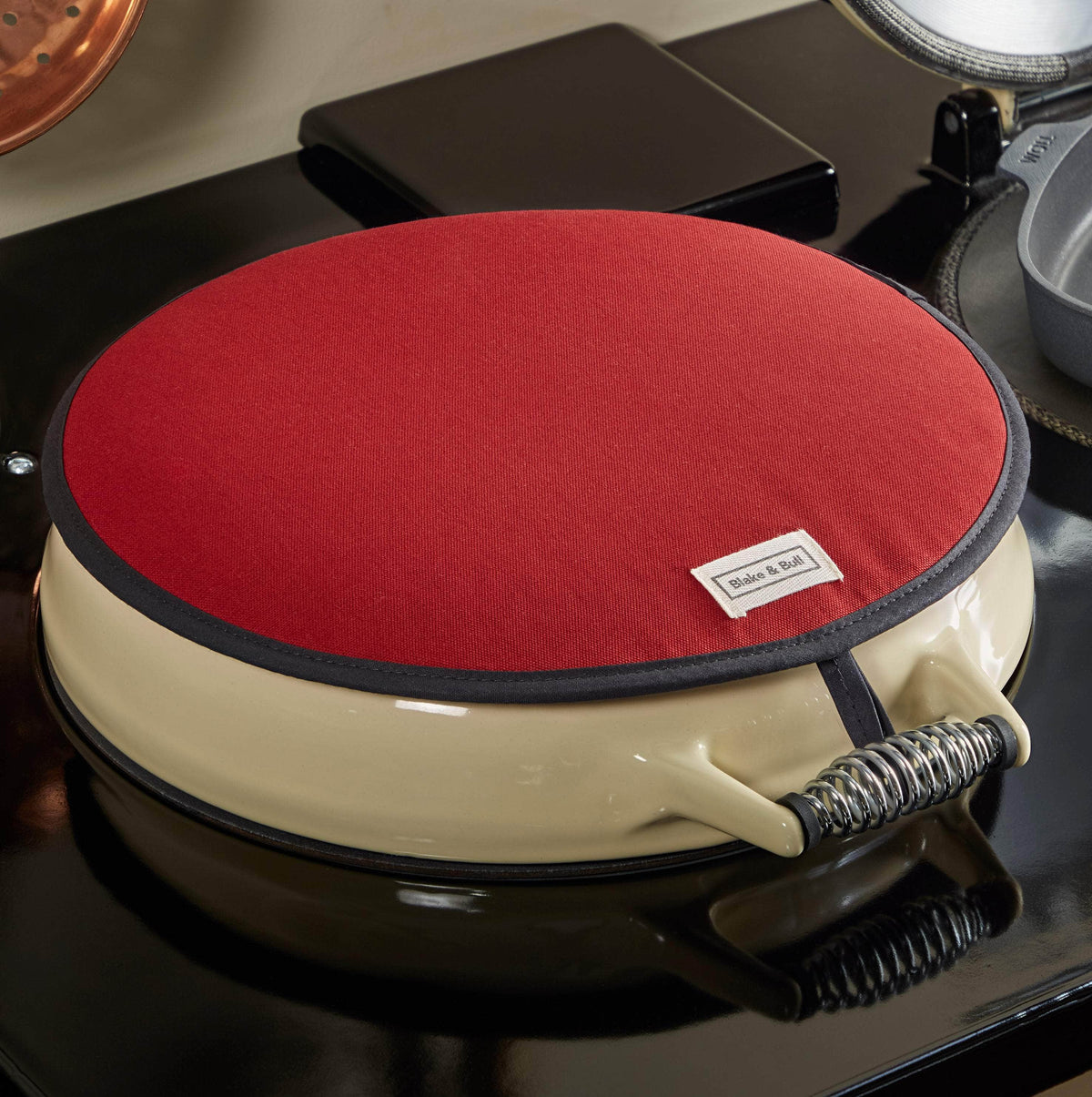 *NEW* Chefs pad with loop for use with Aga range cookers - &#39;Red&#39;