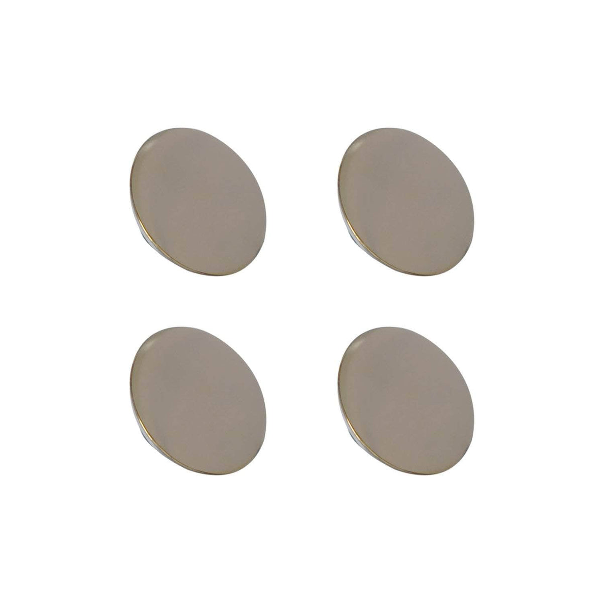 Chrome hob caps/buttons for use with Aga range cookers &#39;Deluxe&#39; Aga range cooker. 20mm. Set of 4