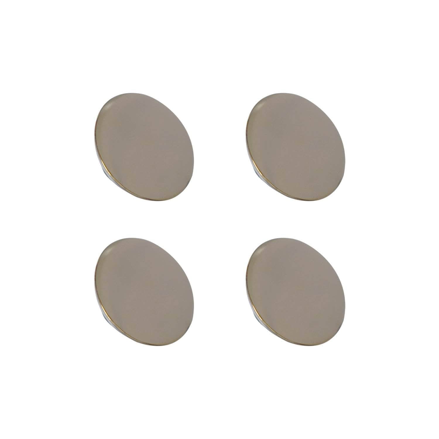 Chrome hob caps/buttons for use with Aga range cookers 'Deluxe' Aga range cooker. 20mm. Set of 4
