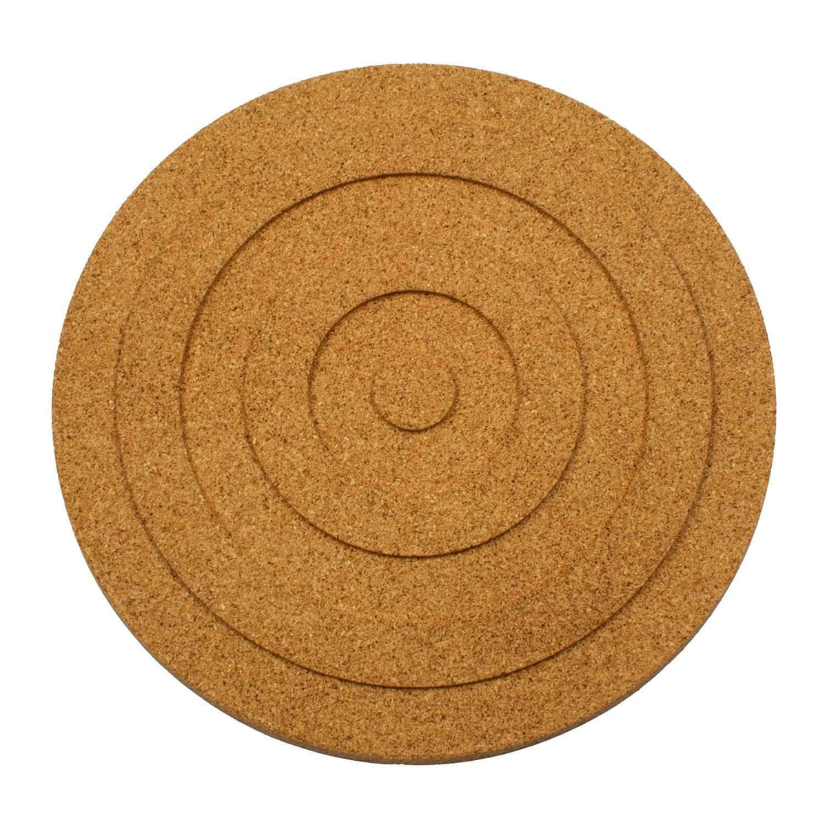Natural cork circular trivet