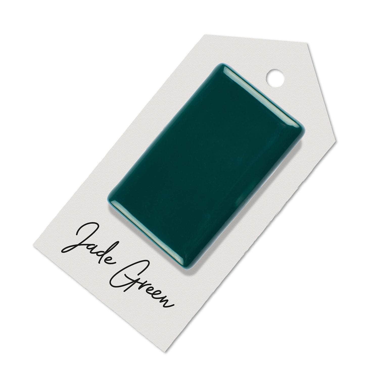 Jade Green sample for Aga range cooker re-enamelling & reconditioned cookers