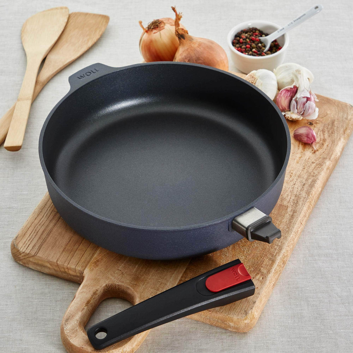 Non Stick Frying Pan Handle Off Woll