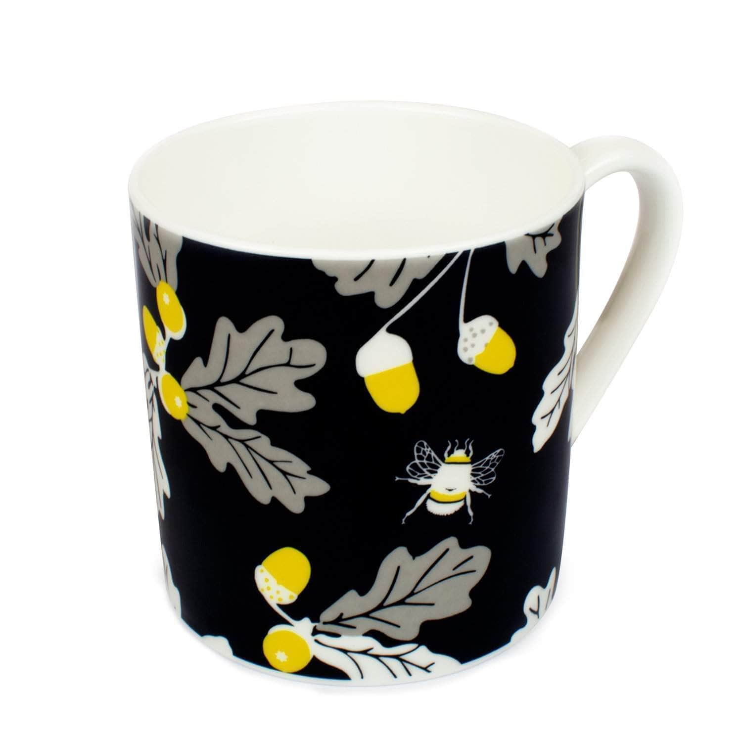 *New* Fine bone china Tea/Coffee mug - 'Oak and Bumble'