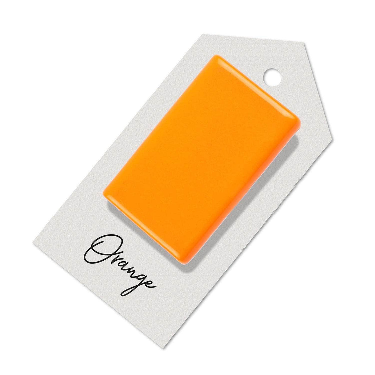 Orange sample for Aga range cooker re-enamelling &amp; reconditioned cookers