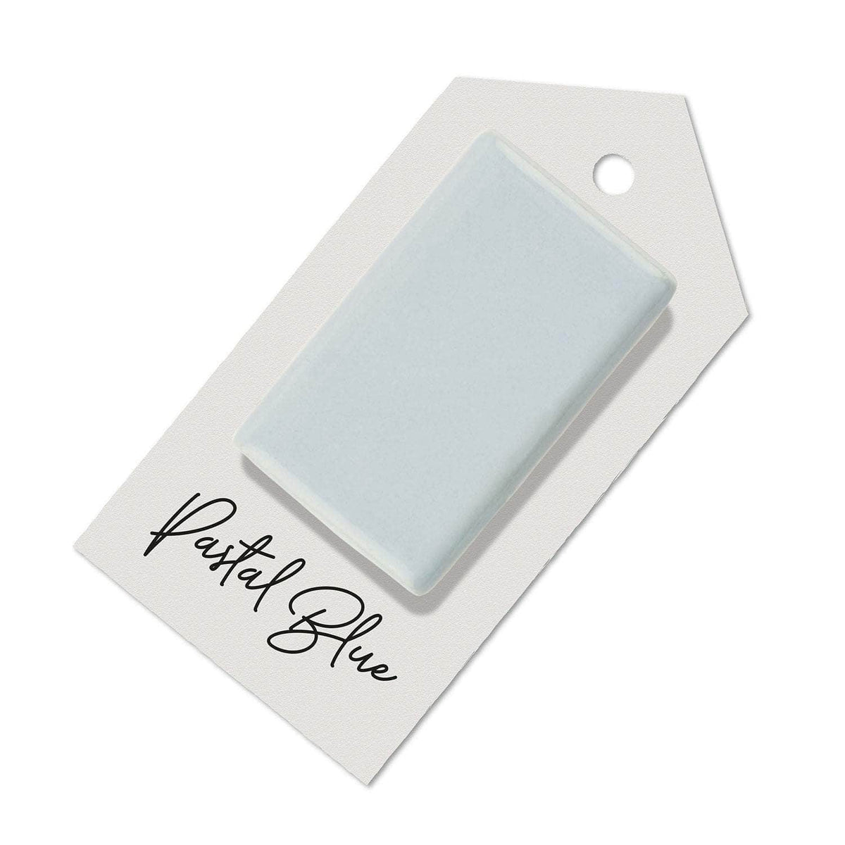 Pastal Blue sample for Aga range cooker re-enamelling &amp; reconditioned cookers