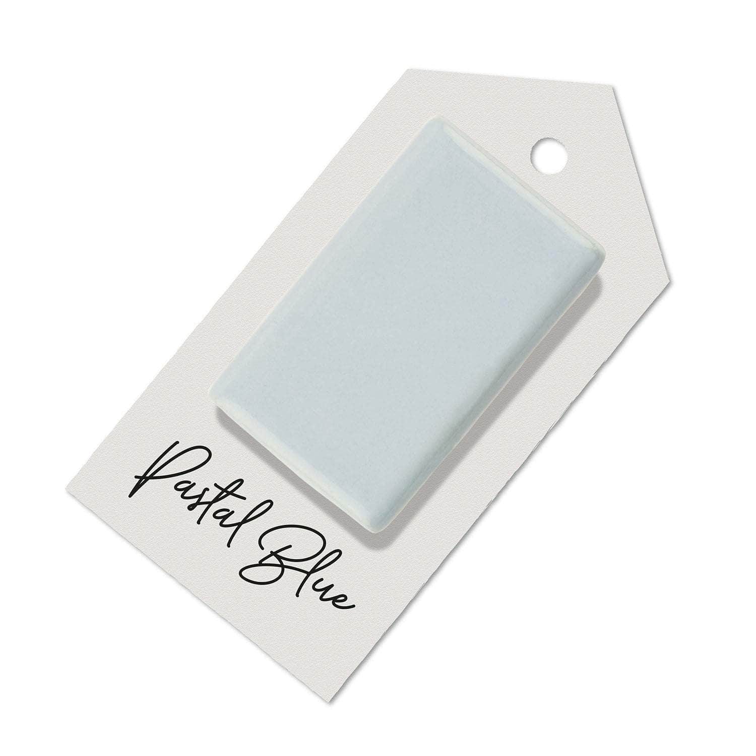 Pastal Blue sample for Aga range cooker re-enamelling & reconditioned cookers