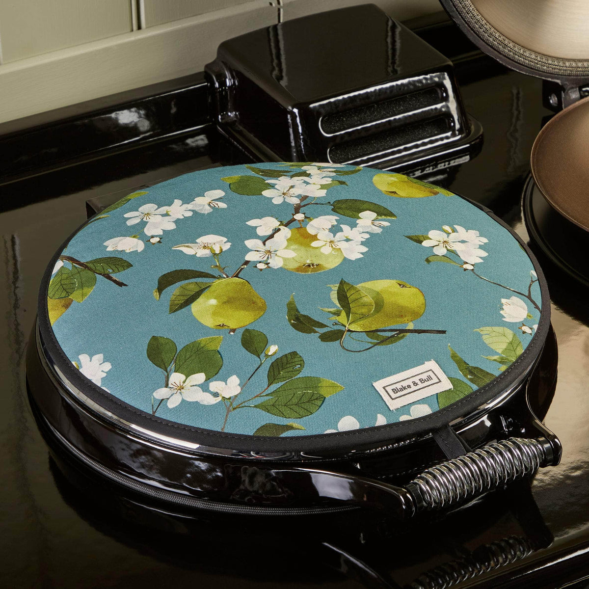 *NEW* Chefs pad with loop for use with Aga range cookers - &#39;Pear Blossom&#39;