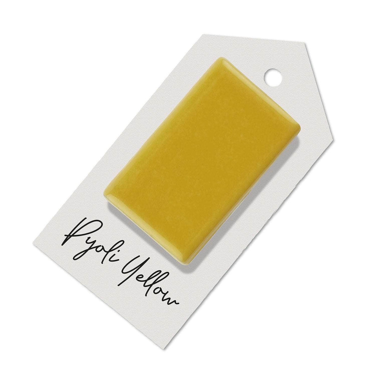 Pyoli Yellow sample for Aga range cooker re-enamelling &amp; reconditioned cookers