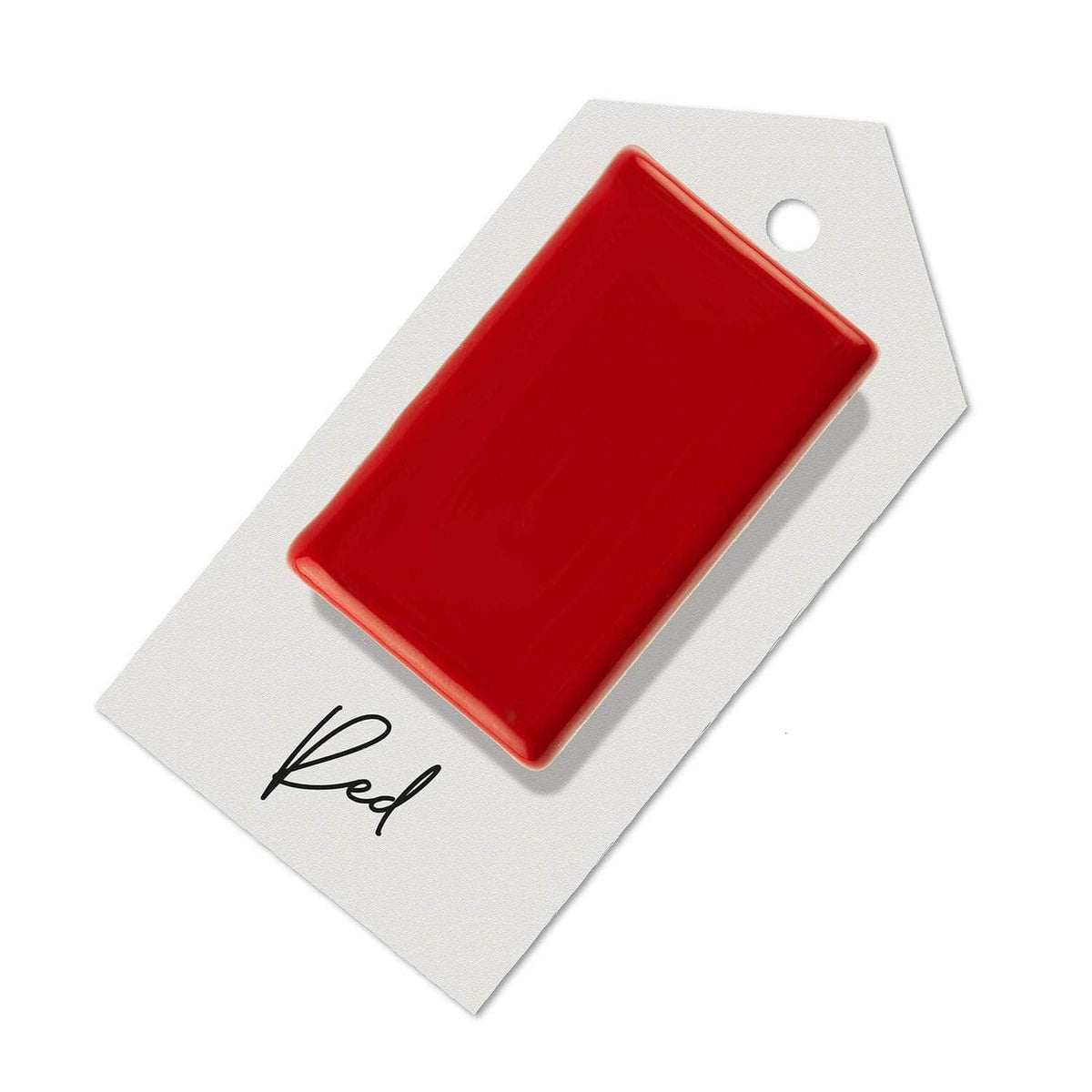 Red sample for Aga range cooker re-enamelling &amp; reconditioned cookers