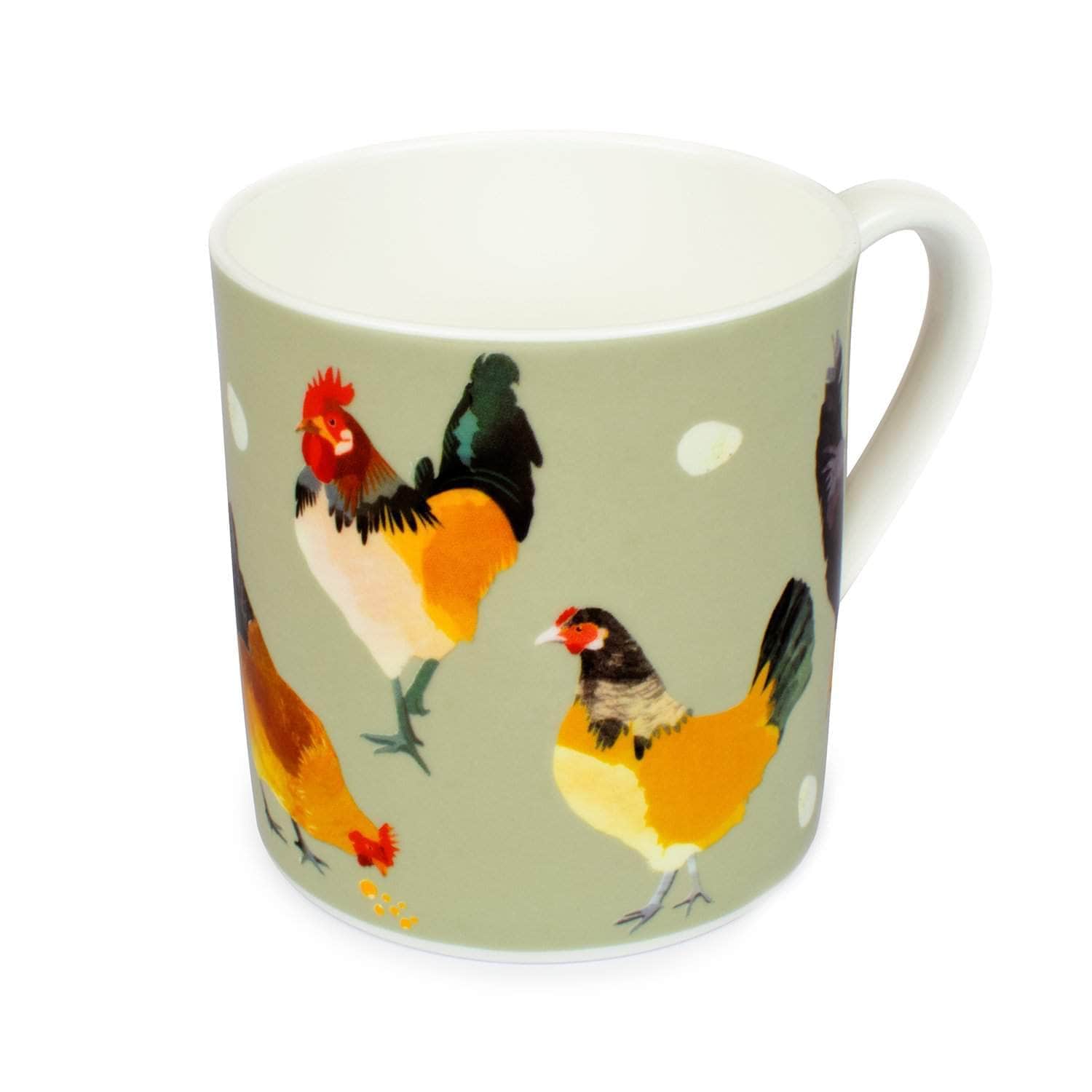 *New* Fine bone china Tea/Coffee mug - 'The Chickens'